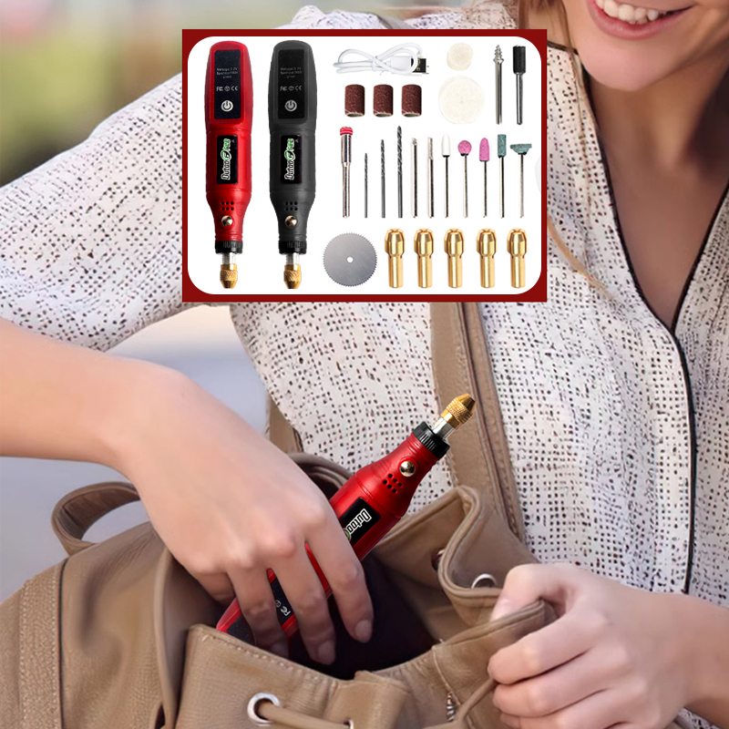 Power Tools Ingco - Usb Snoerloze Roterende Gereedschapskit Houtbewerking Gravure