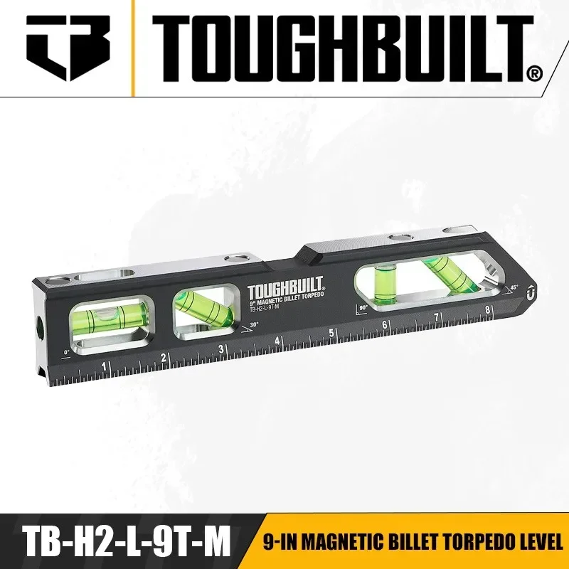 Power Tools Manual - TOUGHBUILT TB-H2-L-9T-M 9-inch Magnetische Billet Torpedo
