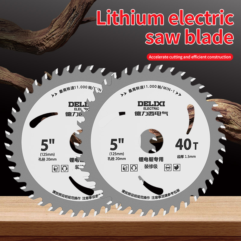Circular Saw Cordless - 5/5.5/6 Inch Lithiumbatterij Zaagblad Houtbewerking 24/40