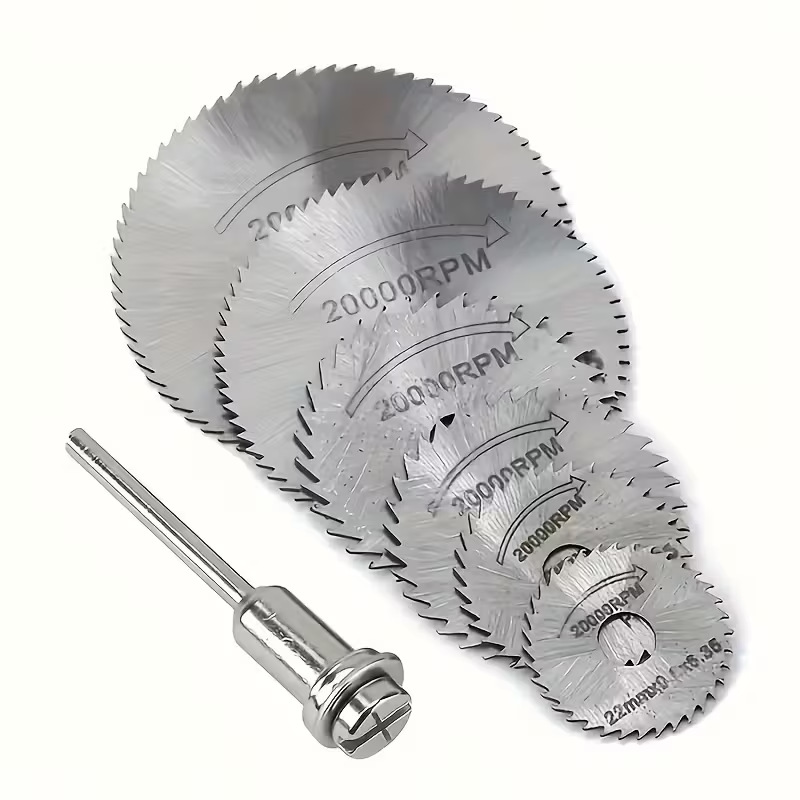 Circular Saw Cordless - 1 set mini-cirkelzaagblad, HSS-snijschijf, roterende boorgereedschapaccessoires