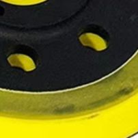 Power Tools Yellow And Black - Geel Zwart 5 Inch Polijstschijf 8