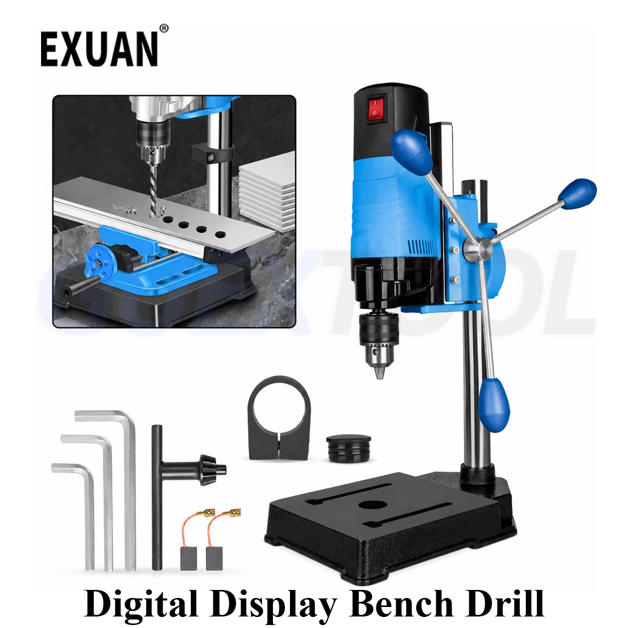 Power Tools Diy - Digitale display werkbankboormachine 1200W hoge vermogen