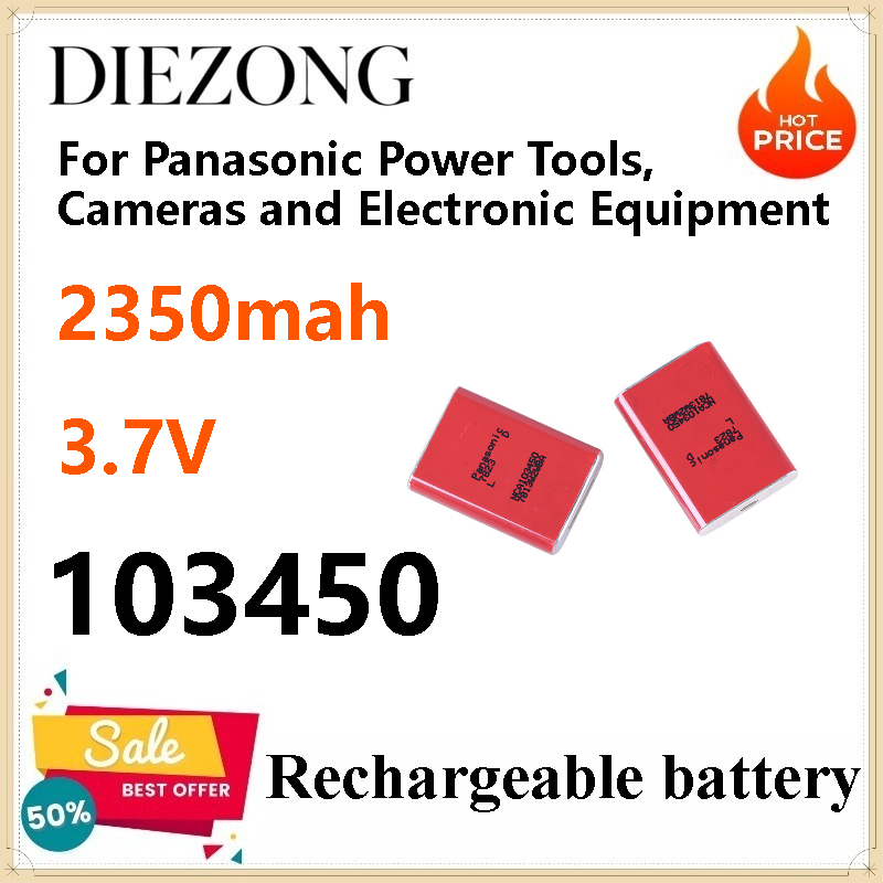 Power Tools Panasonic - 4 stuks 3,7 V NCA103450 2350
