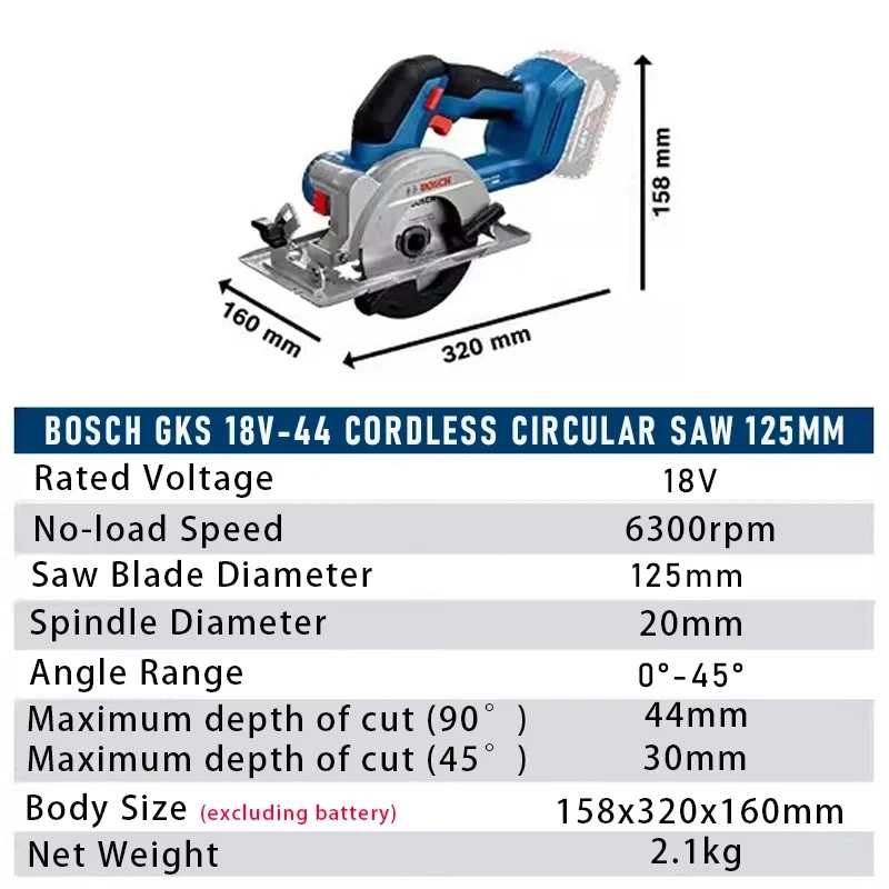 Bosch Accu Cirkelzaag GKS18V-4 - Circular Saw Cordless recensie en prijs