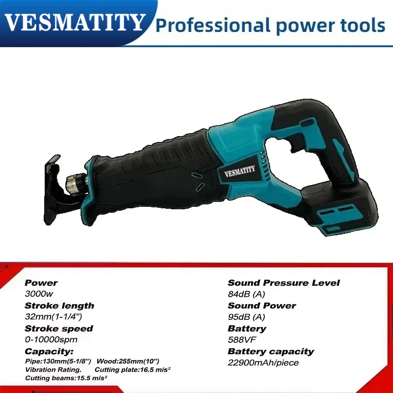 Elektrisch gereedschap VESMATI - Reciprocating Saw Cordless recensie en prijs