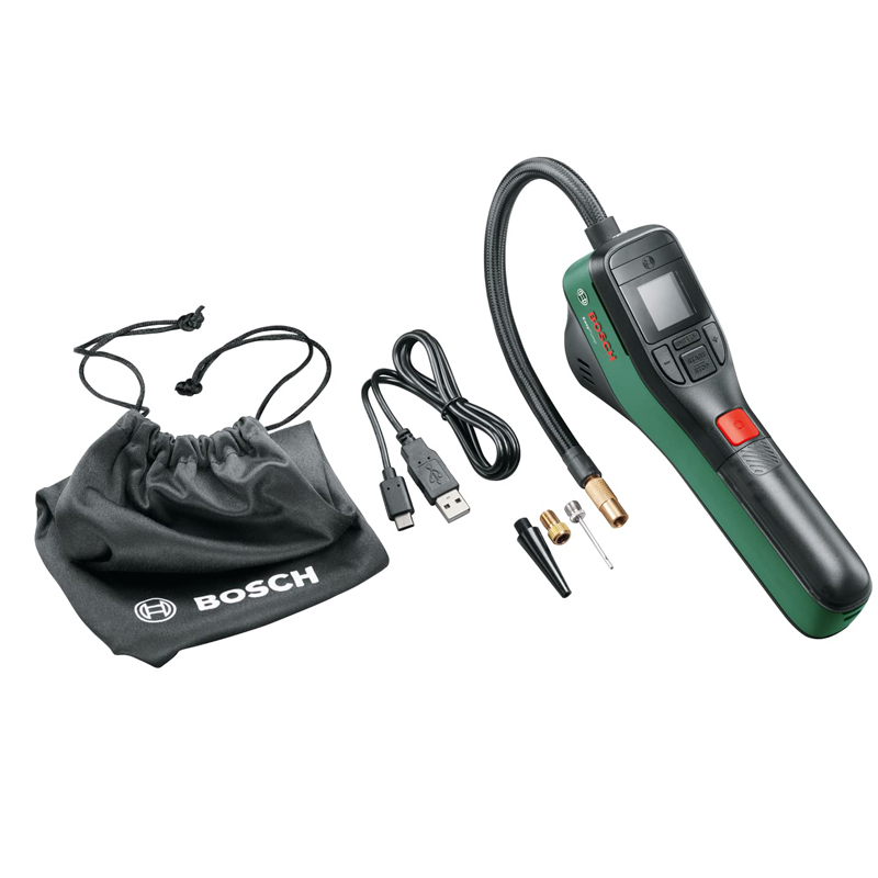 BOSCH Easy Pump Draadloze Luch - Air Compressor Mini recensie en prijs