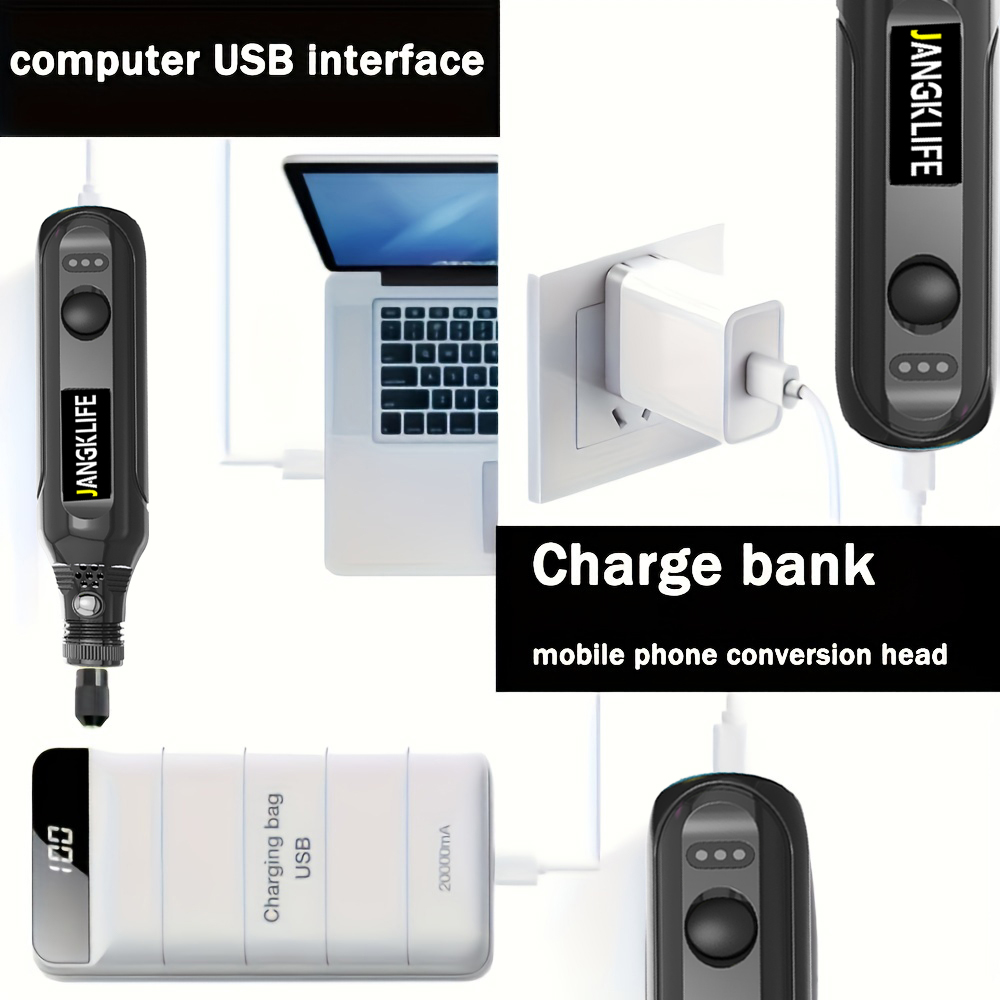 JANGKLIFE USB draadloze rotere - Power Tools Ingco recensie en prijs