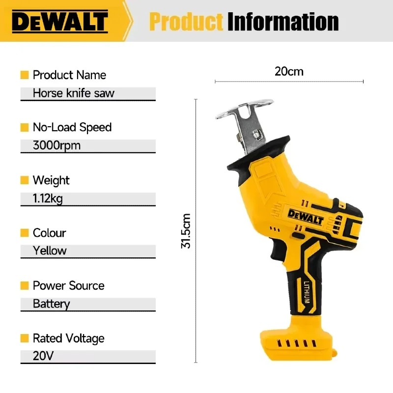 Dewalt Elektrische Zaag 2800RP - Reciprocating Saw Cordless recensie en prijs