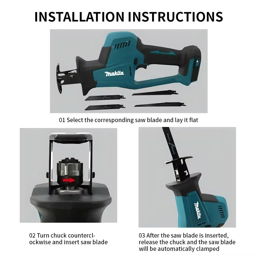 Makita DJR189 18V Draadloze El - Reciprocating Saw Cordless recensie en prijs