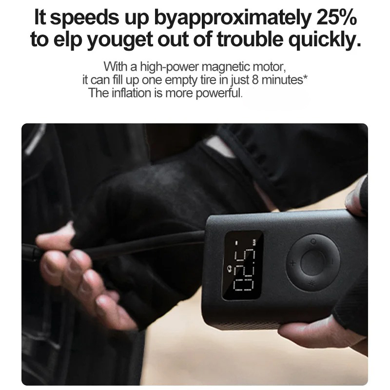Originele MIJIA Luchtpomp 2D 2 - Air Compressor Mini recensie en prijs