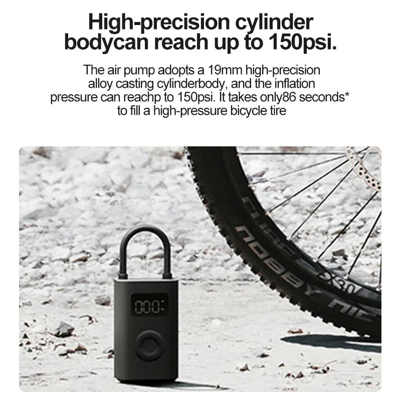 Originele MIJIA Luchtpomp 2D 2 - Air Compressor Mini recensie en prijs