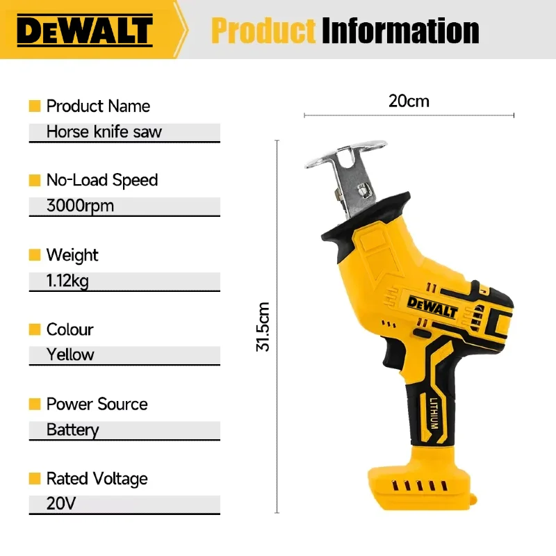 Dewalt Borstelloze reciprozaag - Reciprocating Saw Cordless recensie en prijs
