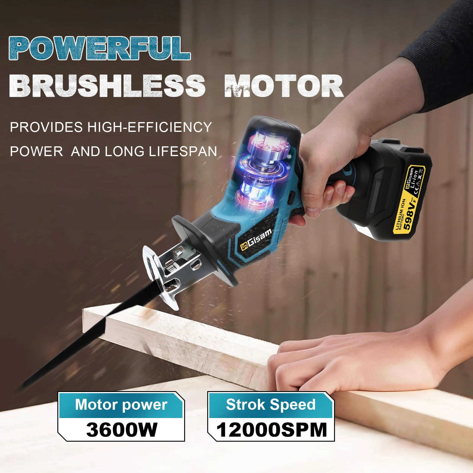 G perfil 3600 W Borstelloze Re - Reciprocating Saw Cordless recensie en prijs