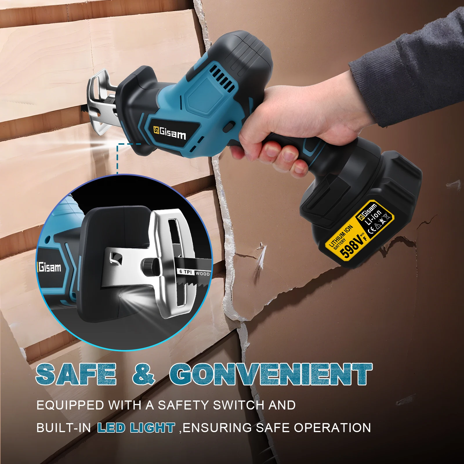G perfil 3600 W Borstelloze Re - Reciprocating Saw Cordless recensie en prijs