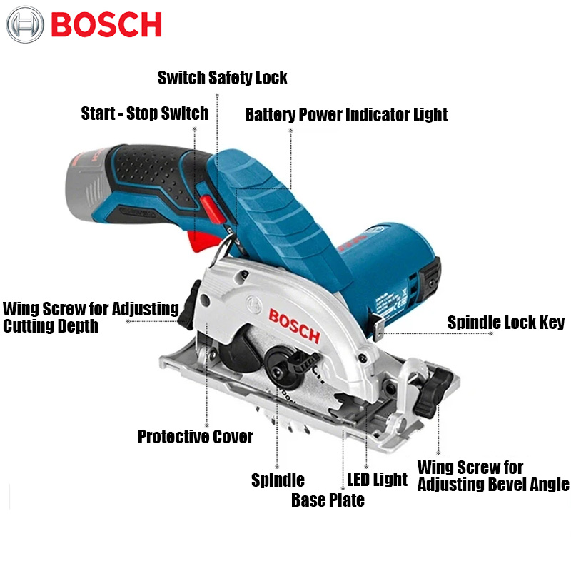 BOSCH GKS 12V-LI Elektrische C - Circular Saw Cordless recensie en prijs