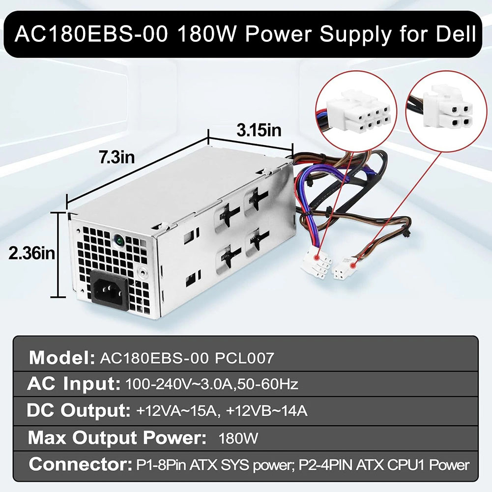180W Voeding AC180EBS-00 Voor  - Power Tools Wholesale recensie en prijs