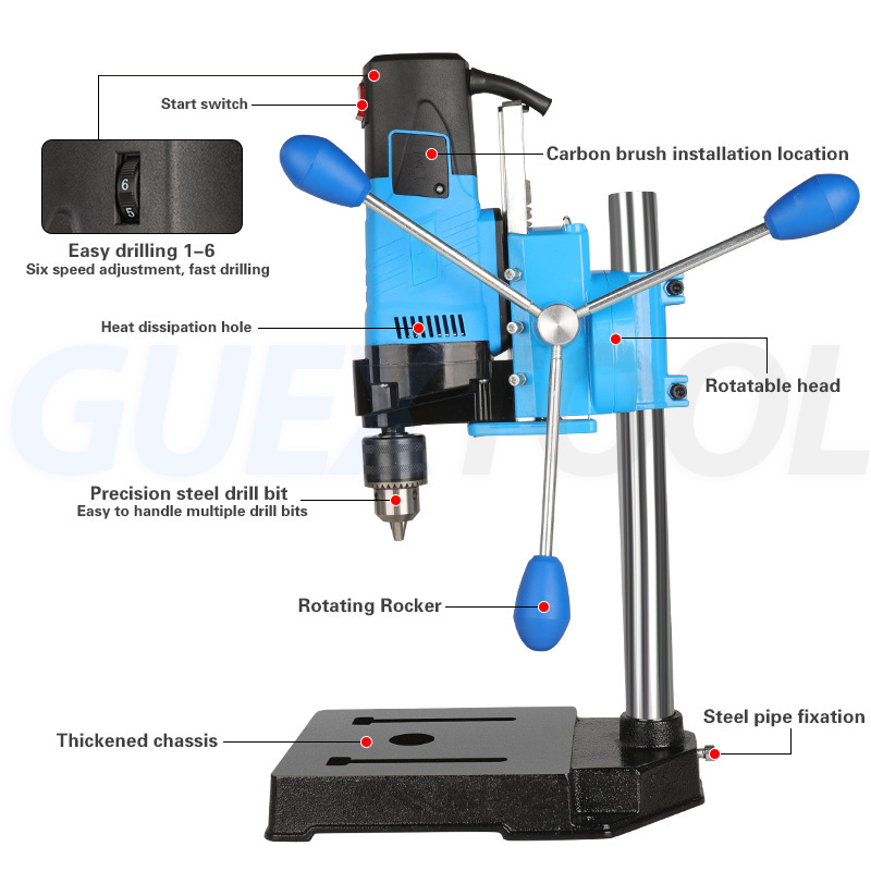 Digitale display werkbankboorm - Power Tools Diy recensie en prijs