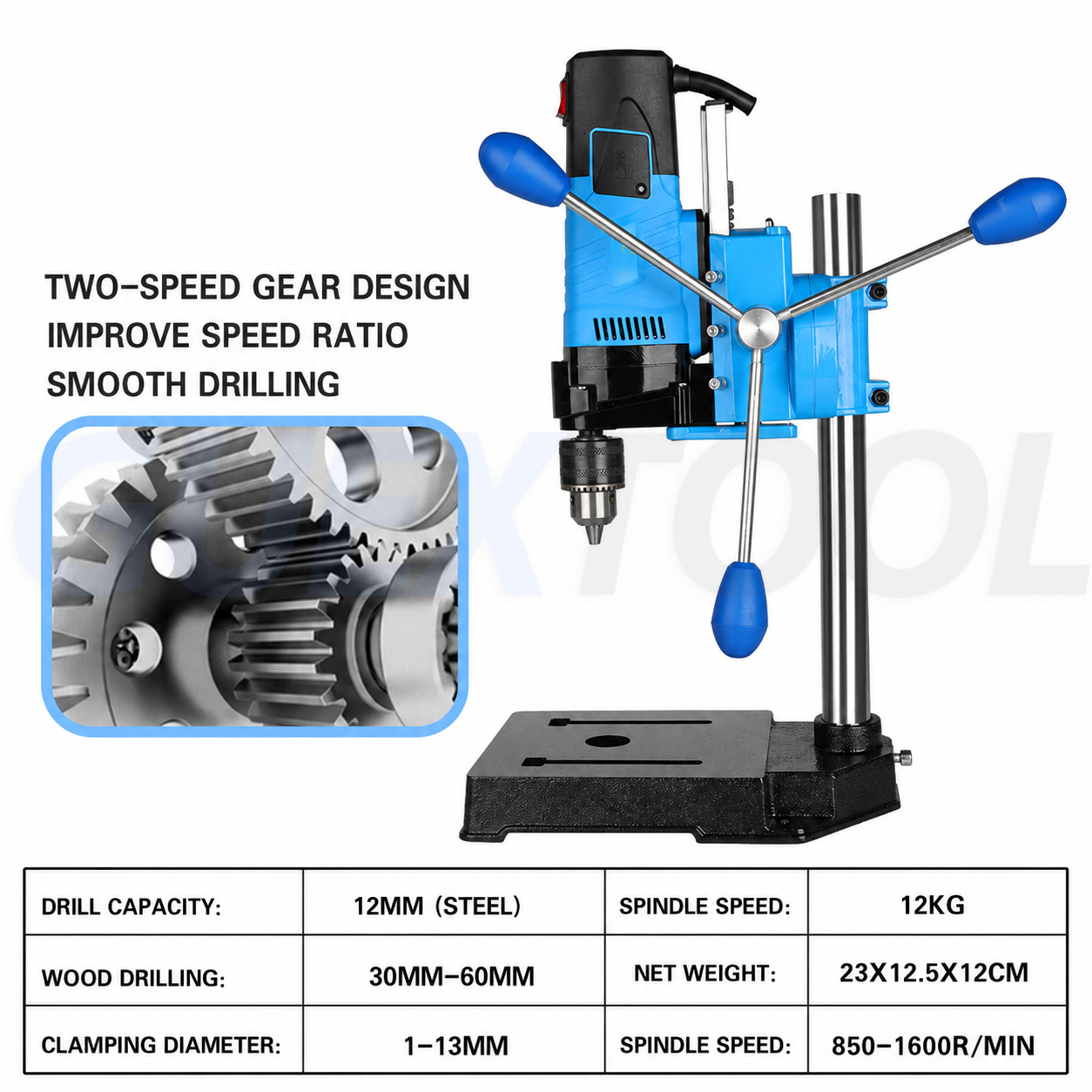 Digitale display werkbankboorm - Power Tools Diy recensie en prijs