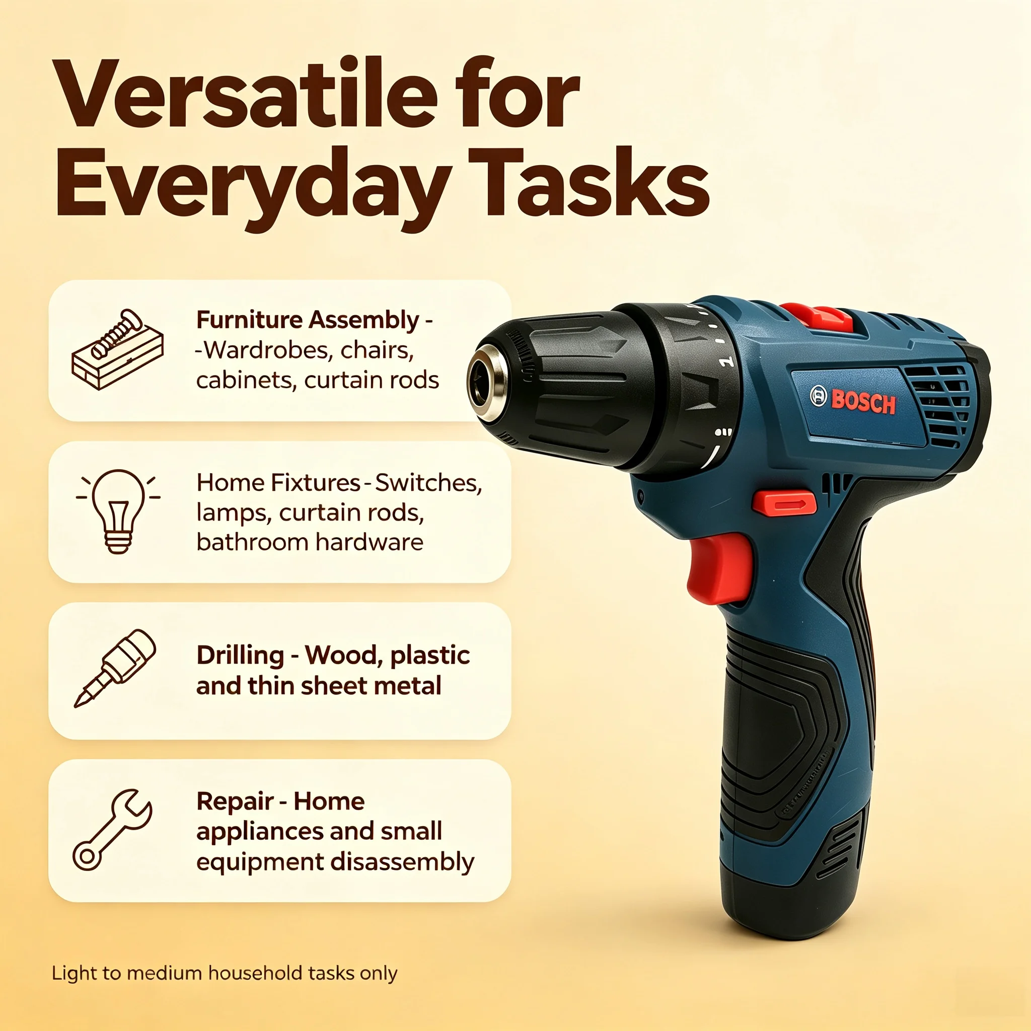 Bosch GSR120 Multifunctionele  - Power Tools Diy recensie en prijs